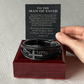 Leather bracelet for men