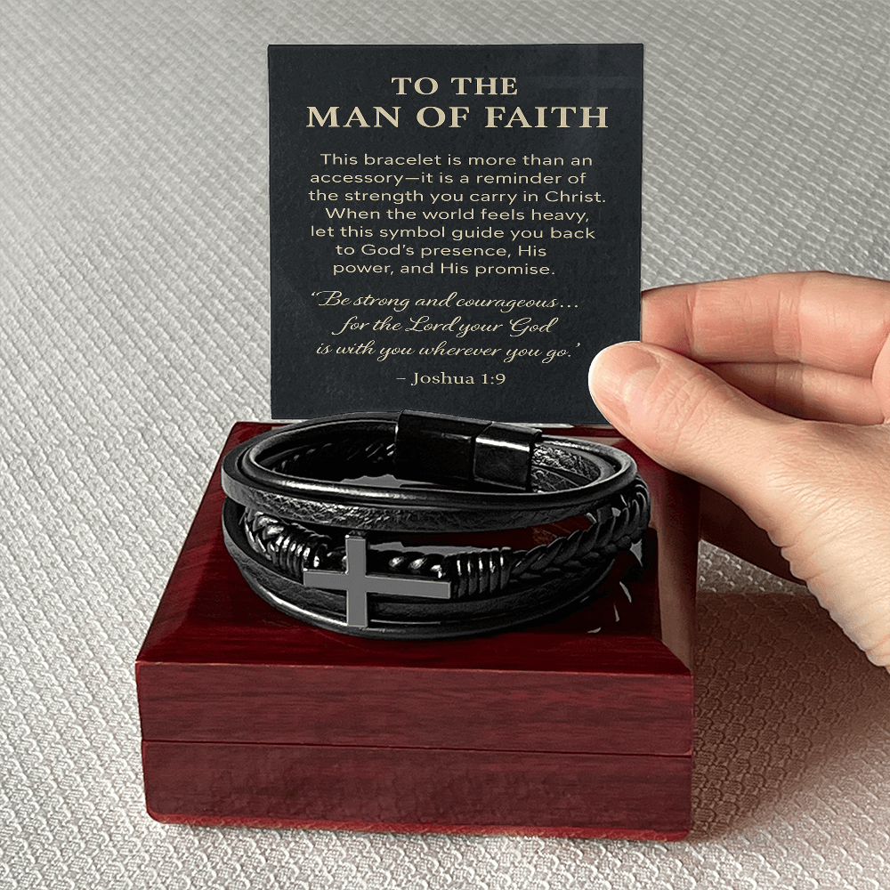 Leather bracelet for men