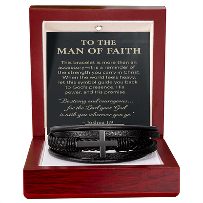 Leather bracelet for men