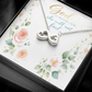 God Is Within Her Faith Message Card – Inspirational Jewelry Gift for Her