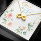 God Is Within Her Faith Message Card – Inspirational Jewelry Gift for Her