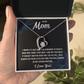 Forever Love Heart Necklace for Mom from Son | Cubic Zirconia Gift for Mother's Day, Birthday or Just Because
