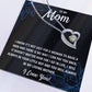 Forever Love Heart Necklace for Mom from Son | Cubic Zirconia Gift for Mother's Day, Birthday or Just Because