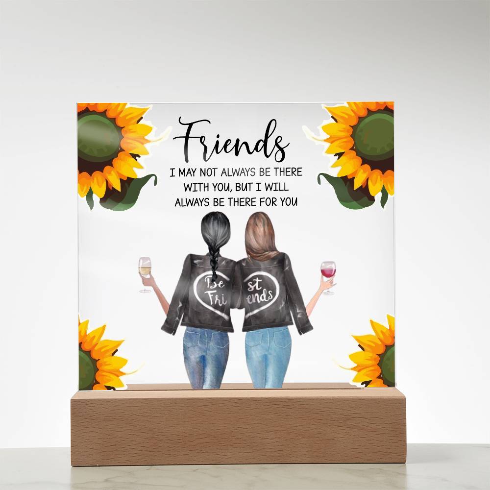 Best Friend Square Acrylic Plaque