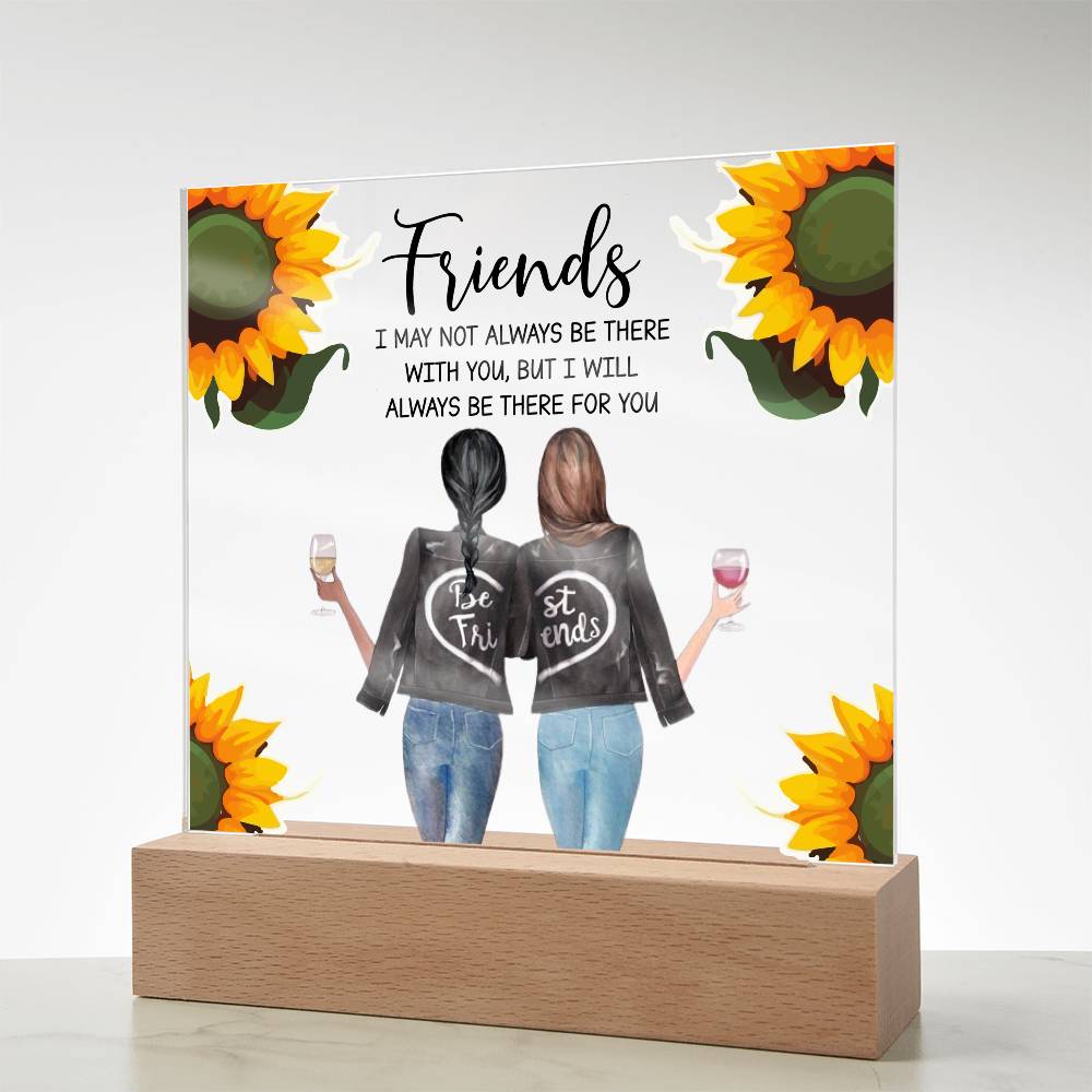 Best Friend Square Acrylic Plaque