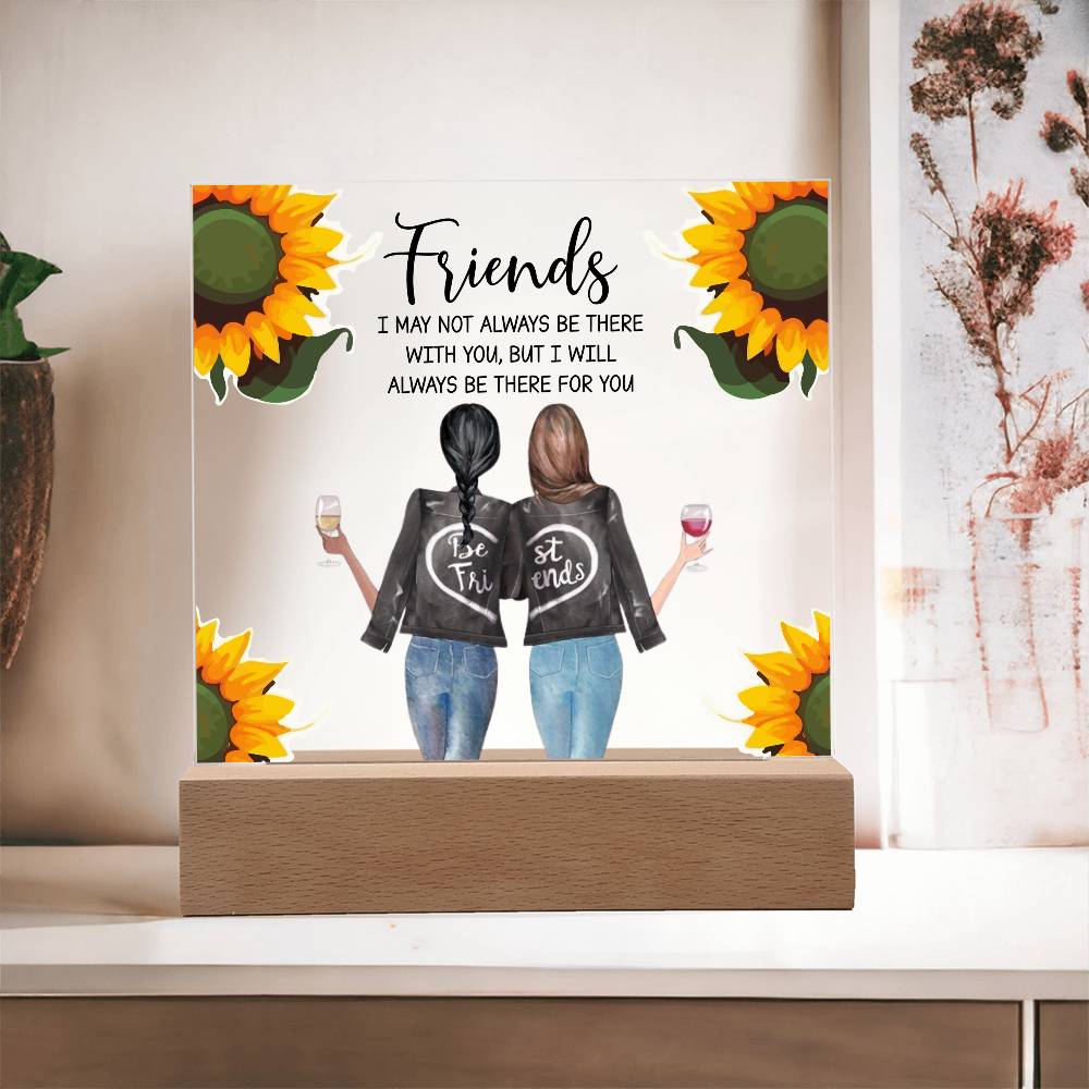 Best Friend Square Acrylic Plaque