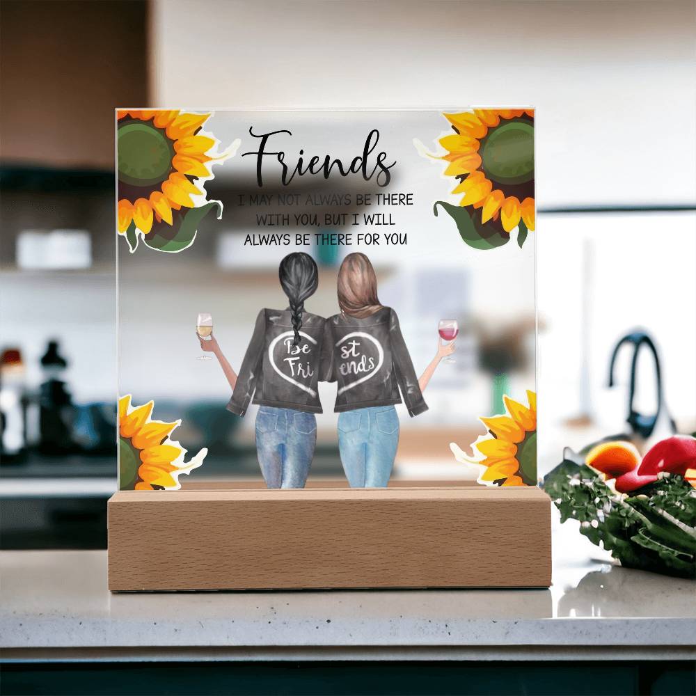 Best Friend Square Acrylic Plaque