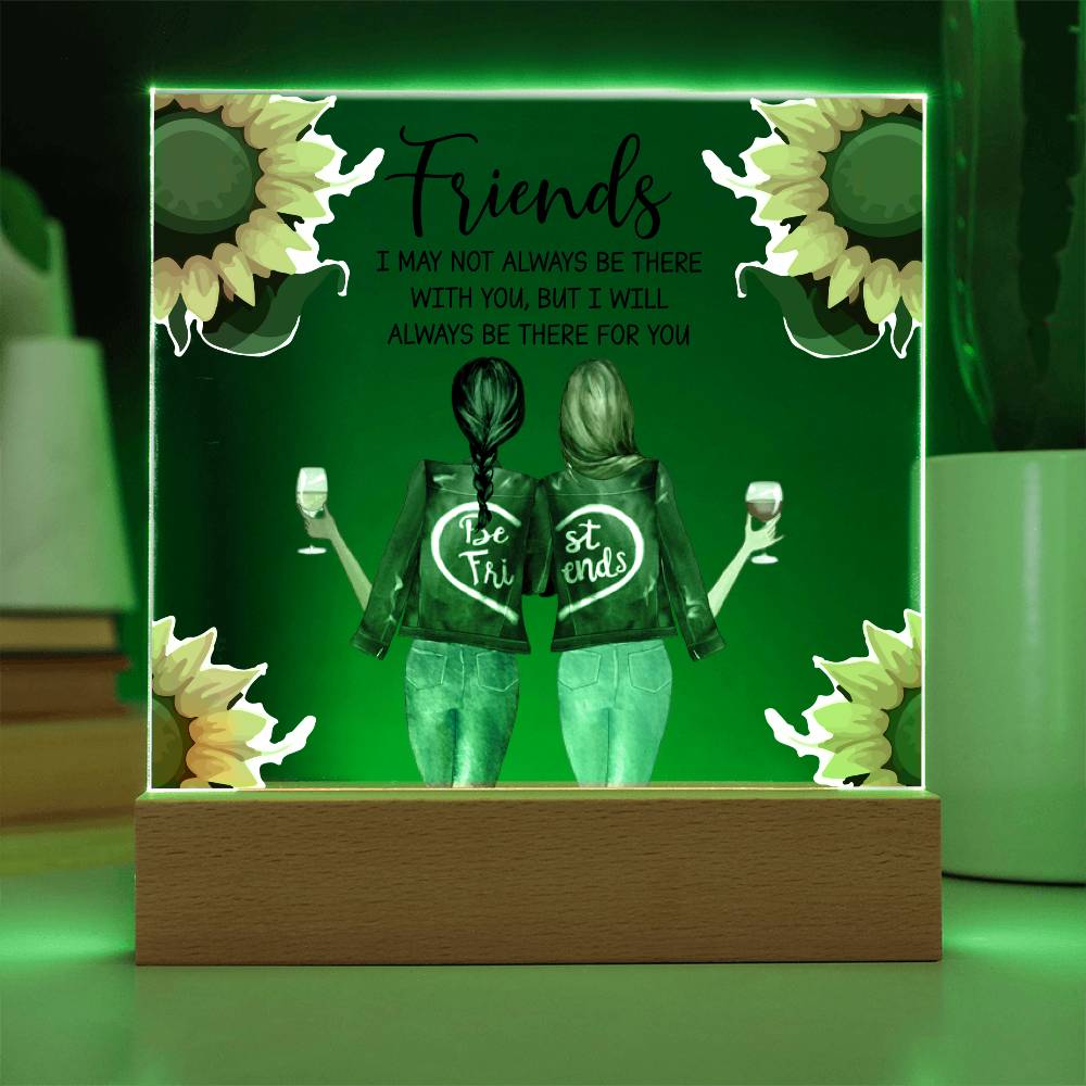 Best Friend Square Acrylic Plaque