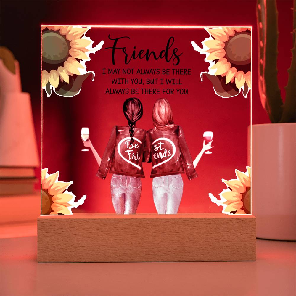 Best Friend Square Acrylic Plaque