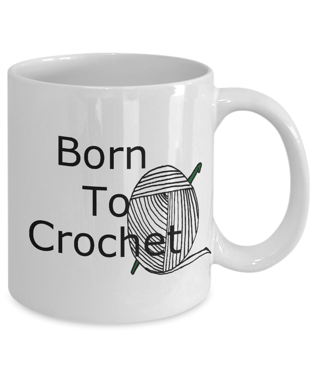 Born to Crochet Coffee Mug