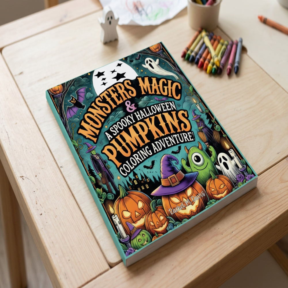 Monsters & Magic Coloring Book
