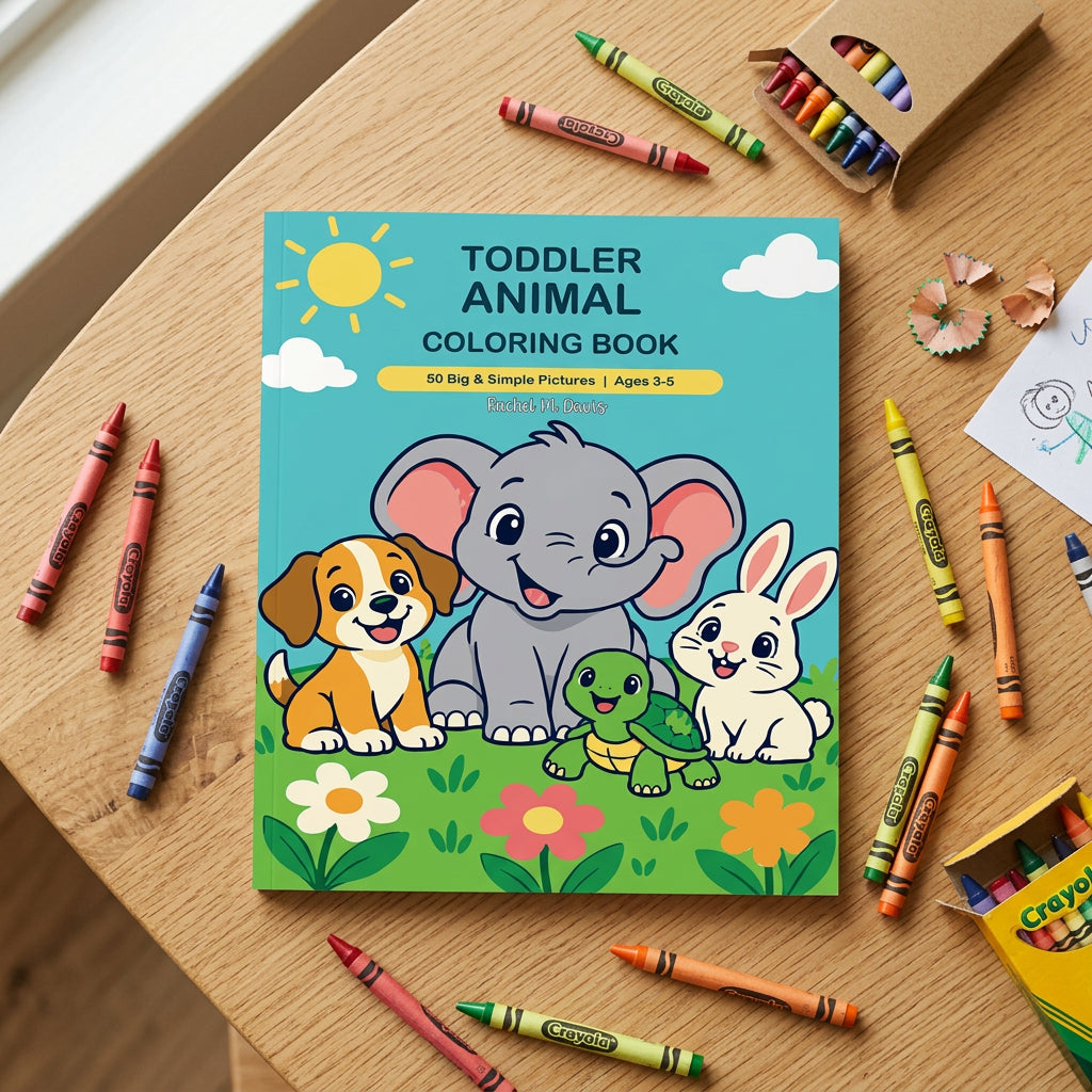 Toddler Animal Coloring Book