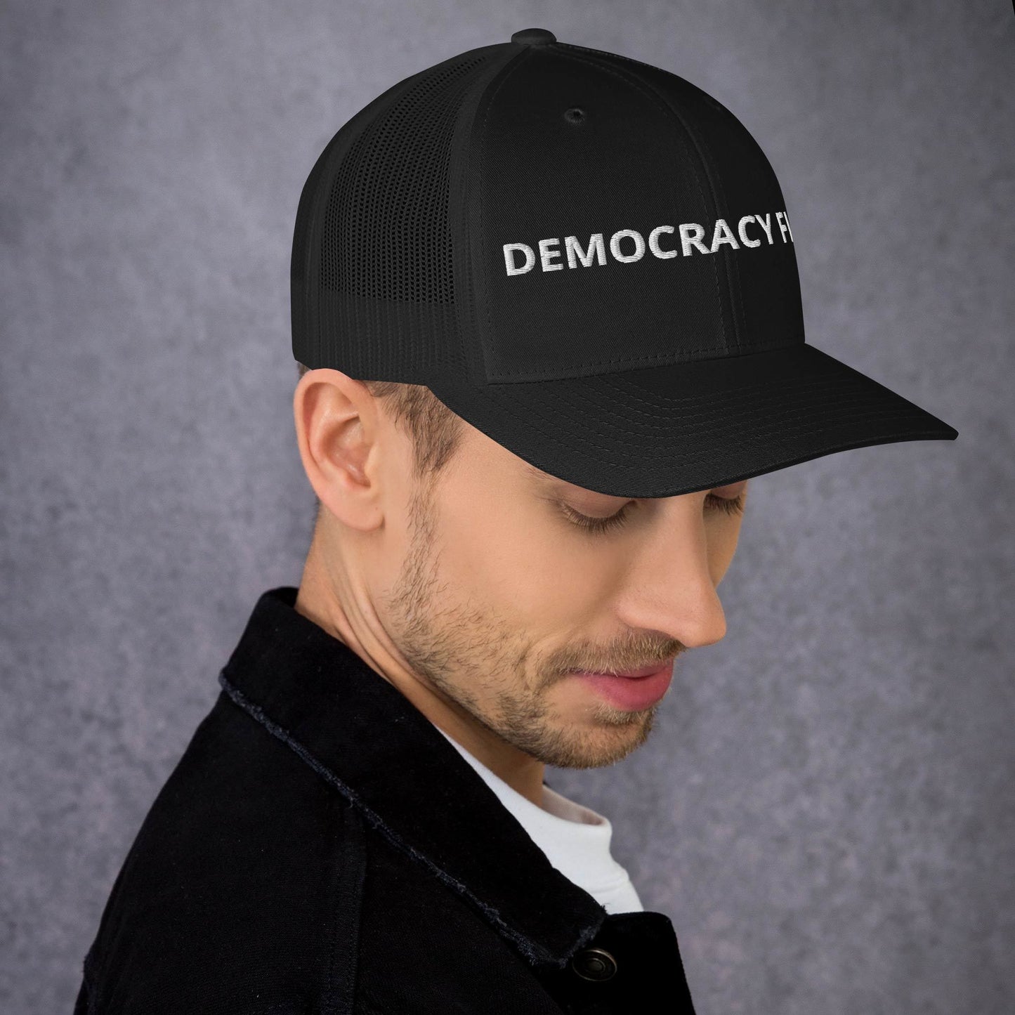 Democracy First Trucker Cap