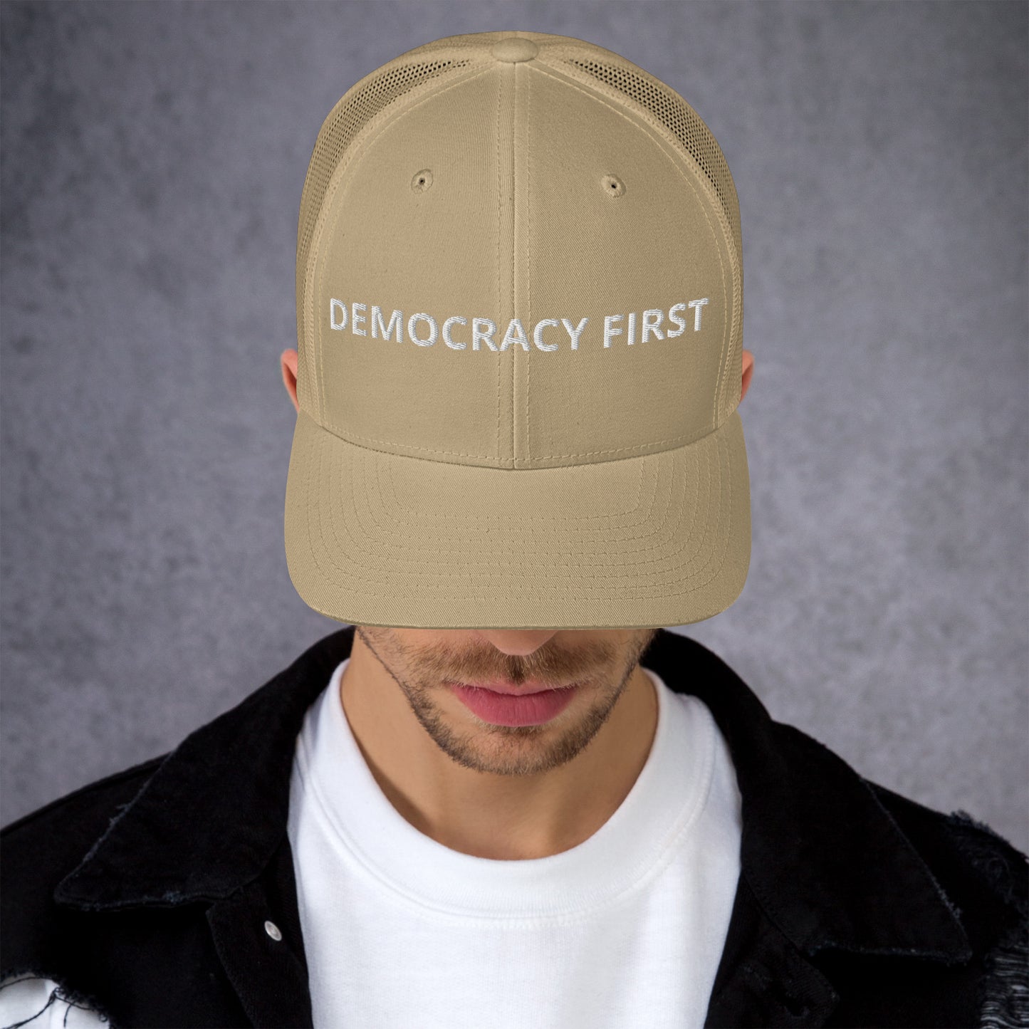 Democracy First Trucker Cap