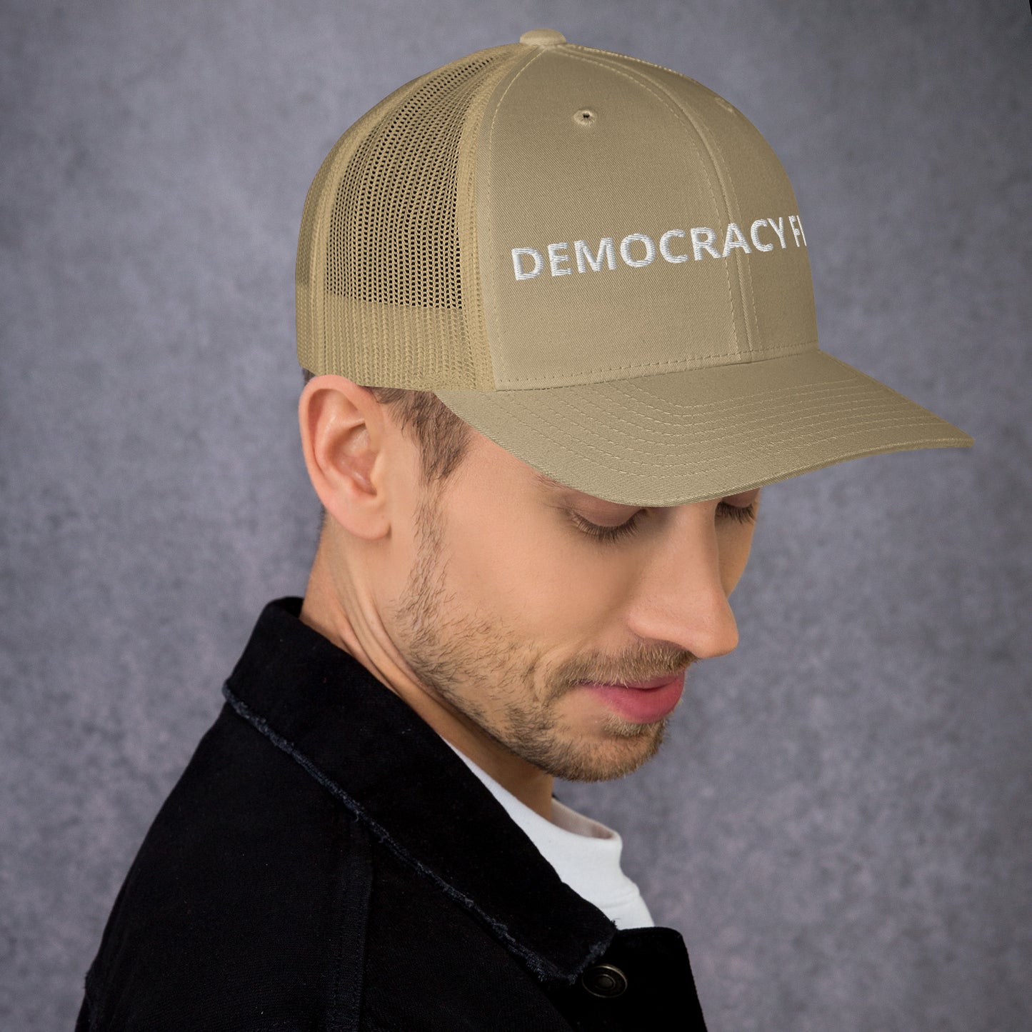 Democracy First Trucker Cap