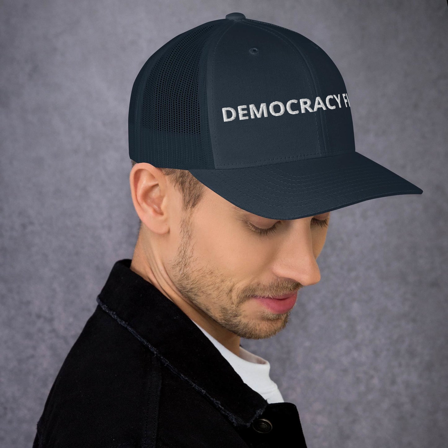 Democracy First Trucker Cap