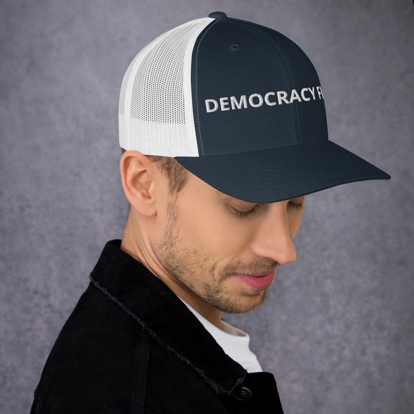 Democracy First Trucker Cap