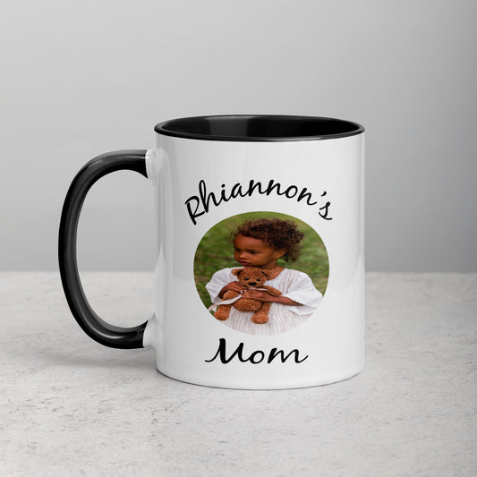 Baby Photo Mug with Color Inside