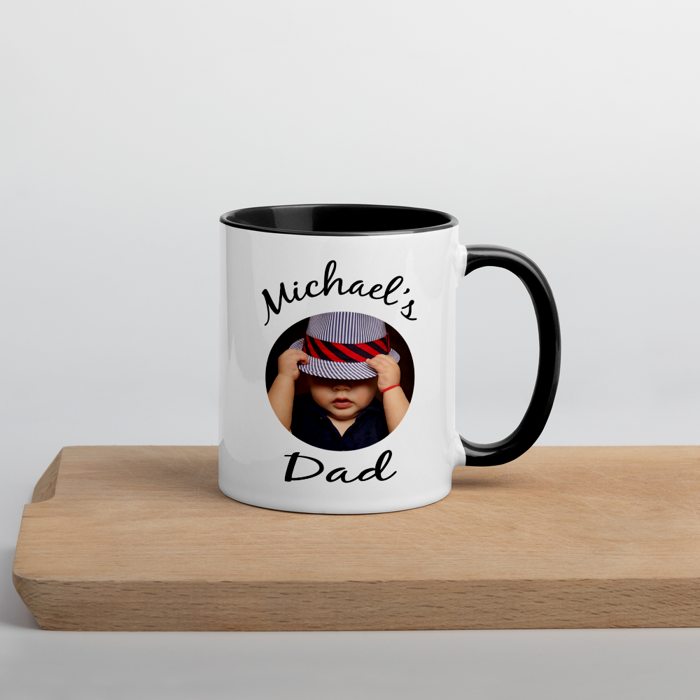 Baby Photo Mug with Color Inside