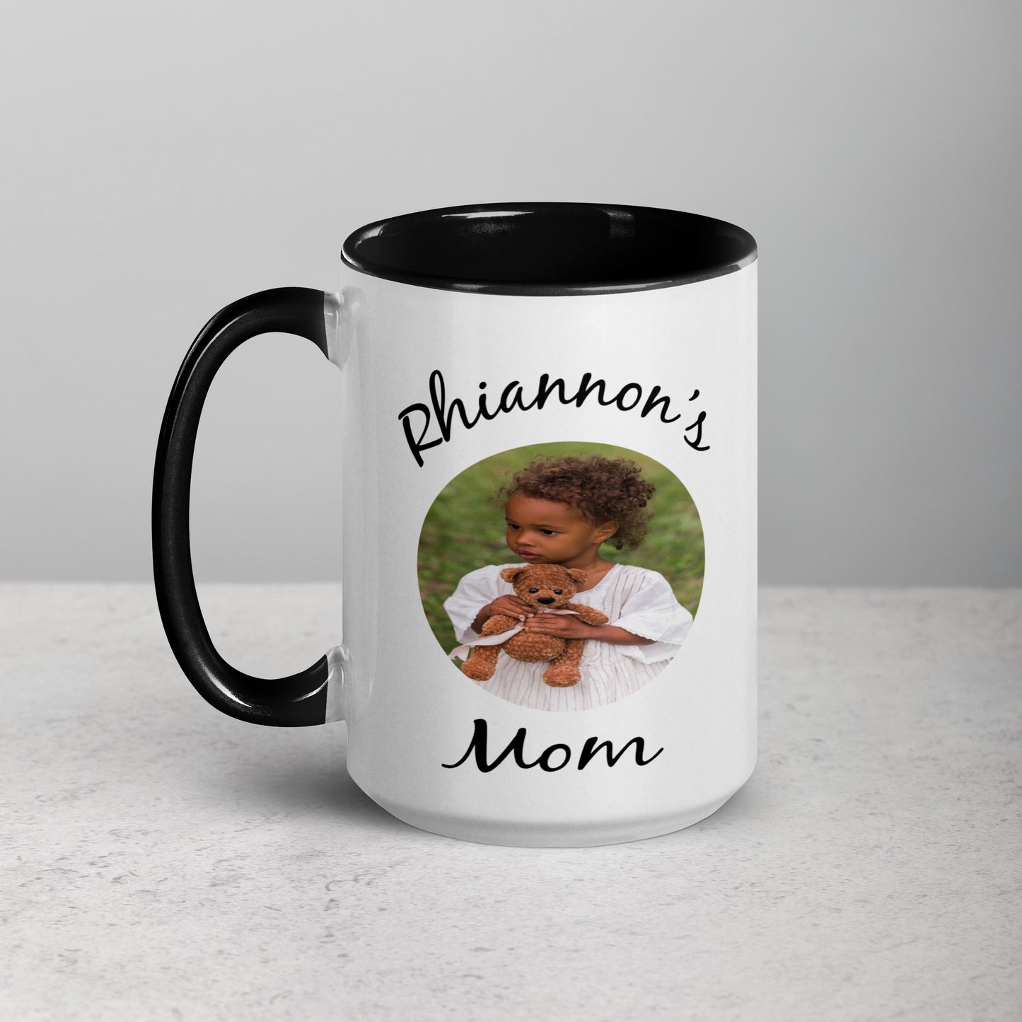 Baby Photo Mug with Color Inside