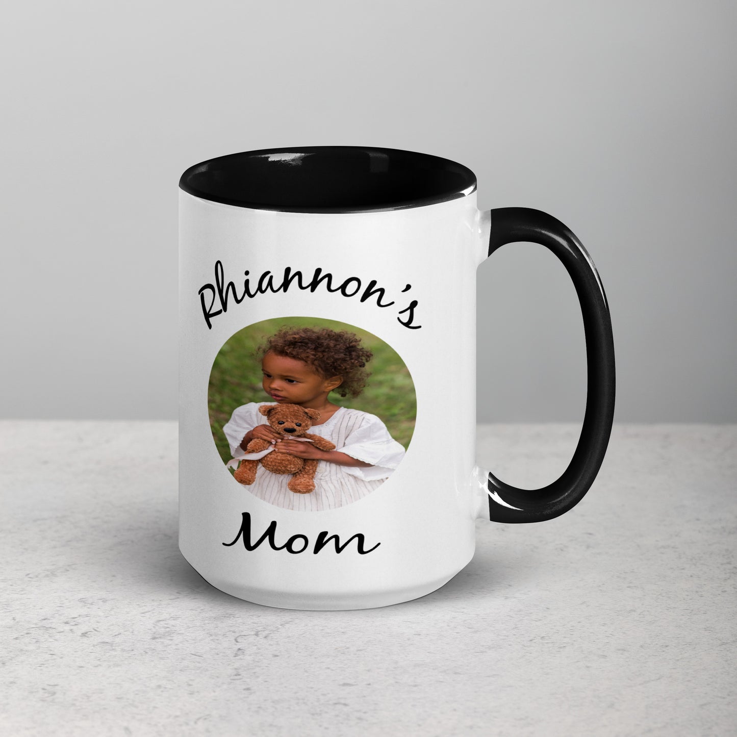 Baby Photo Mug with Color Inside