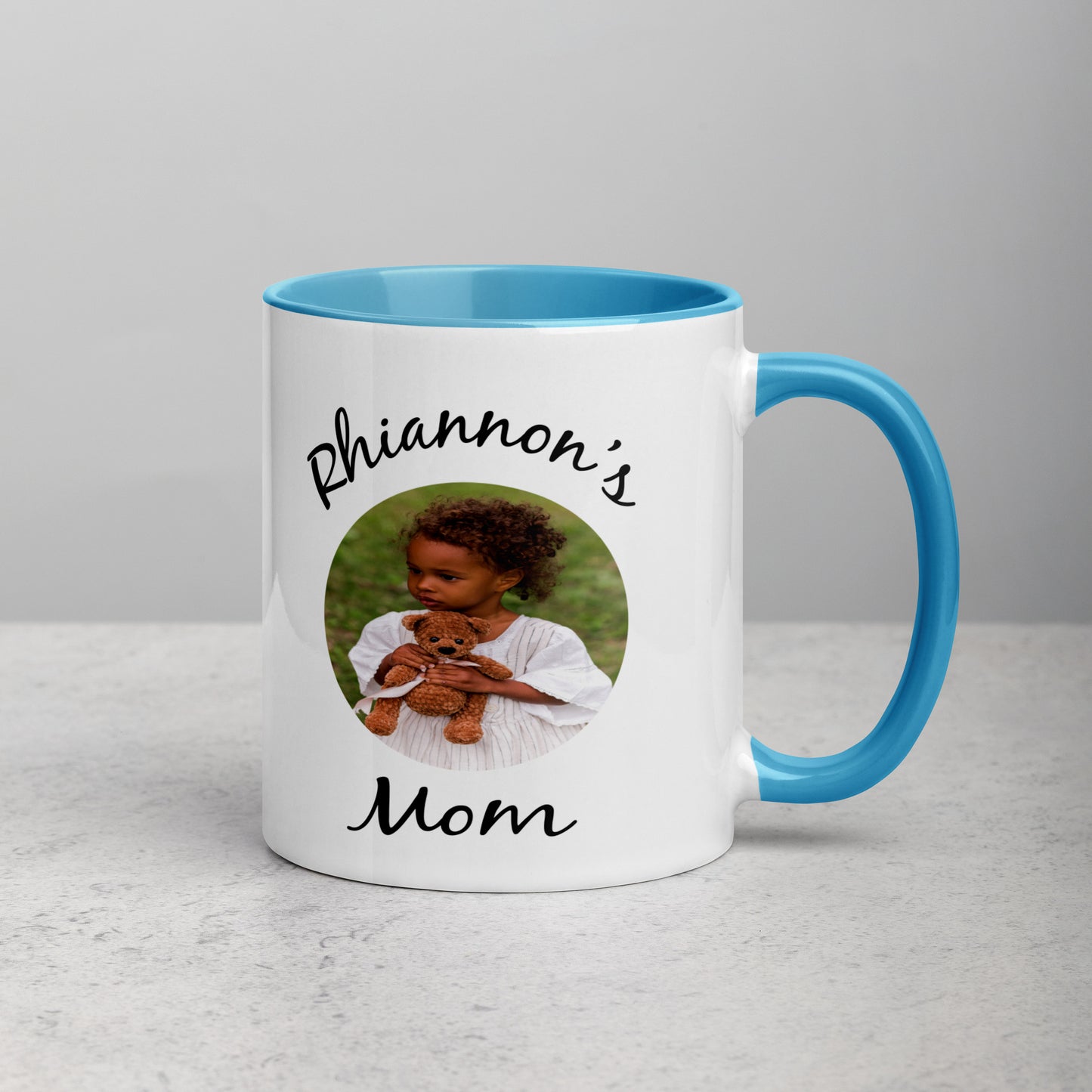 Baby Photo Mug with Color Inside