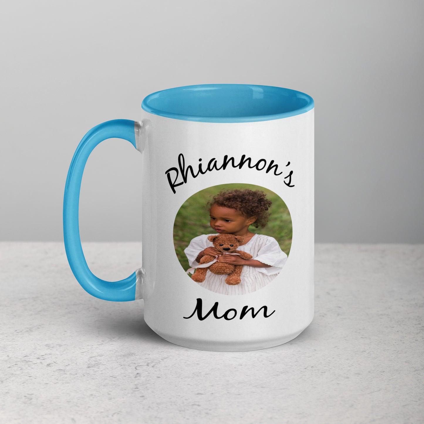 Baby Photo Mug with Color Inside