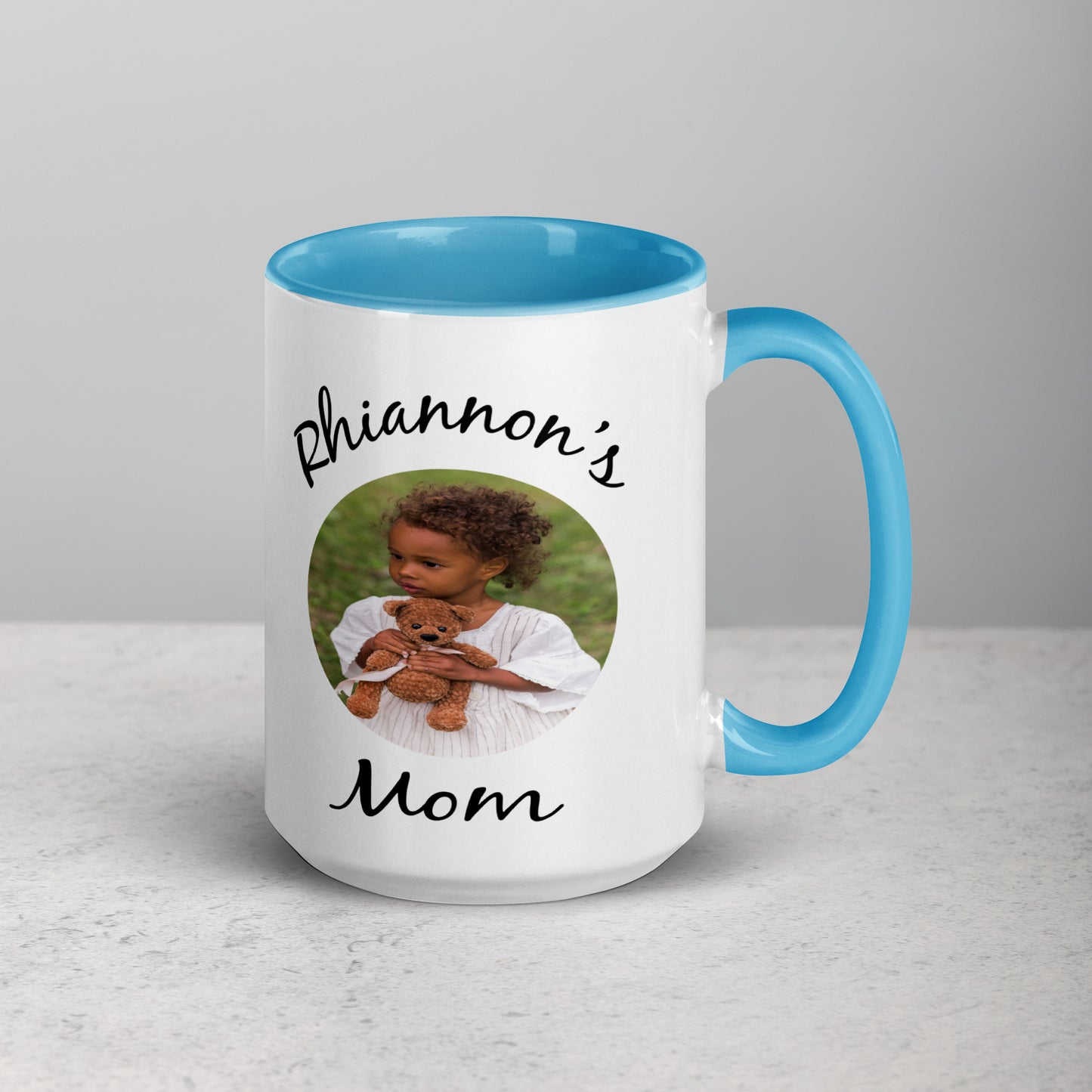 Baby Photo Mug with Color Inside