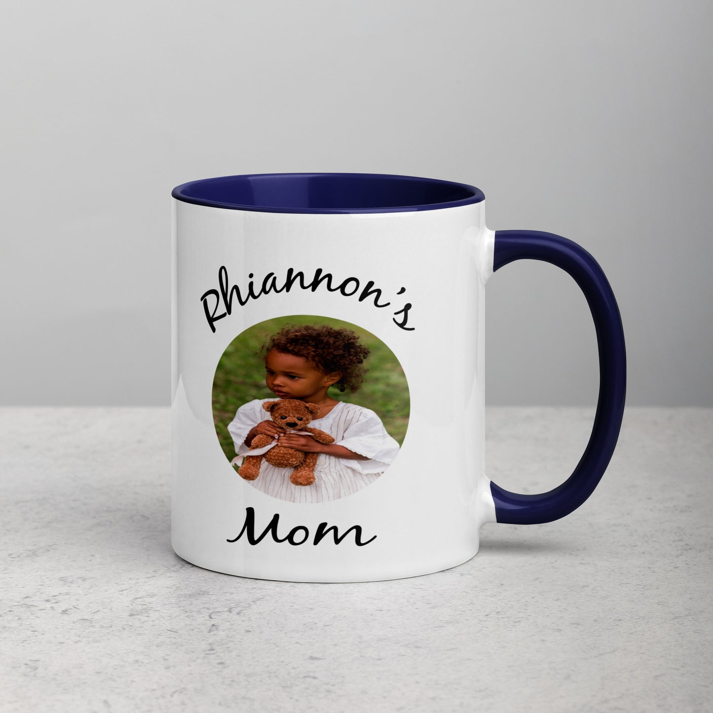 Baby Photo Mug with Color Inside