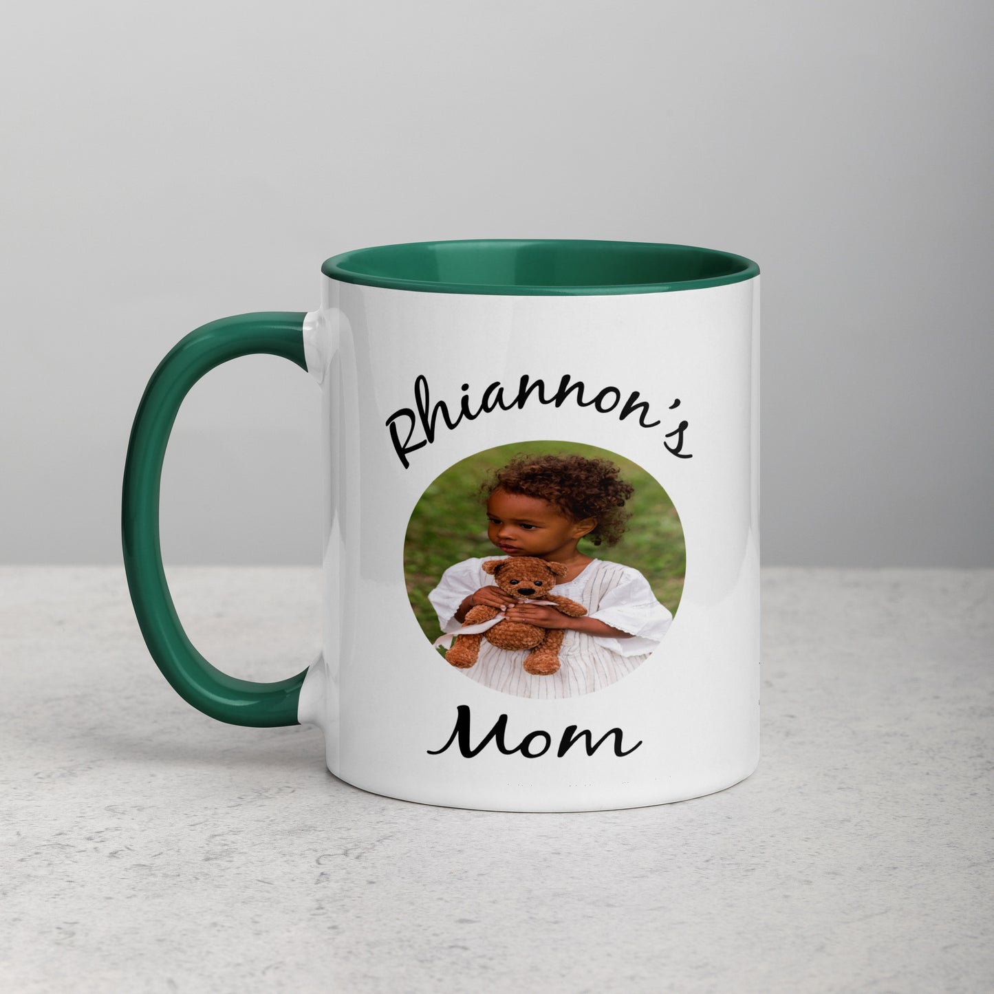 Baby Photo Mug with Color Inside