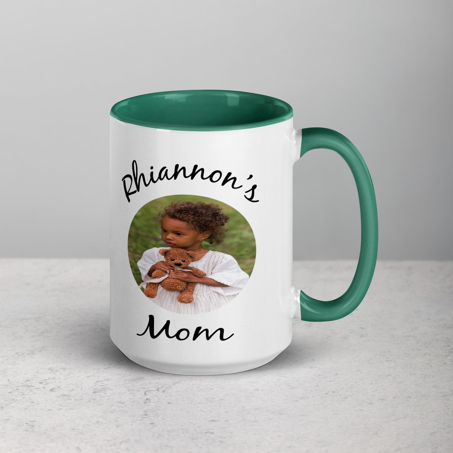 Baby Photo Mug with Color Inside