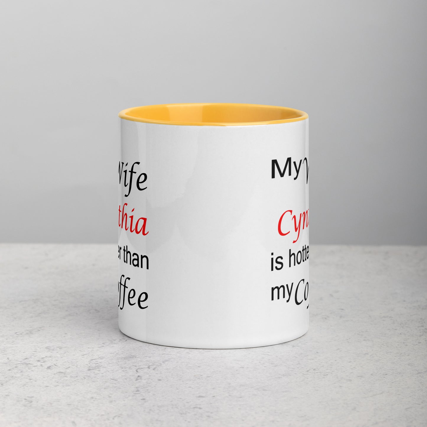 Personalized Mug with Color Inside