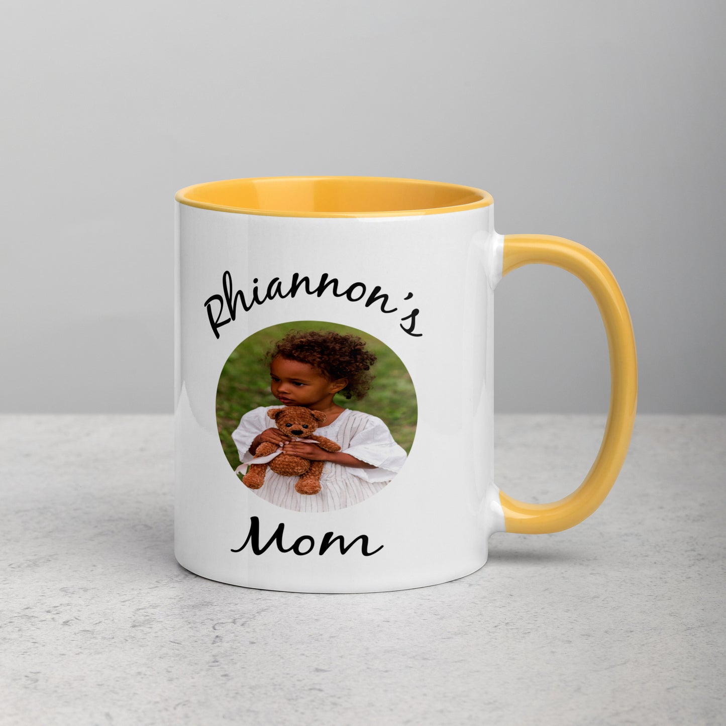 Baby Photo Mug with Color Inside