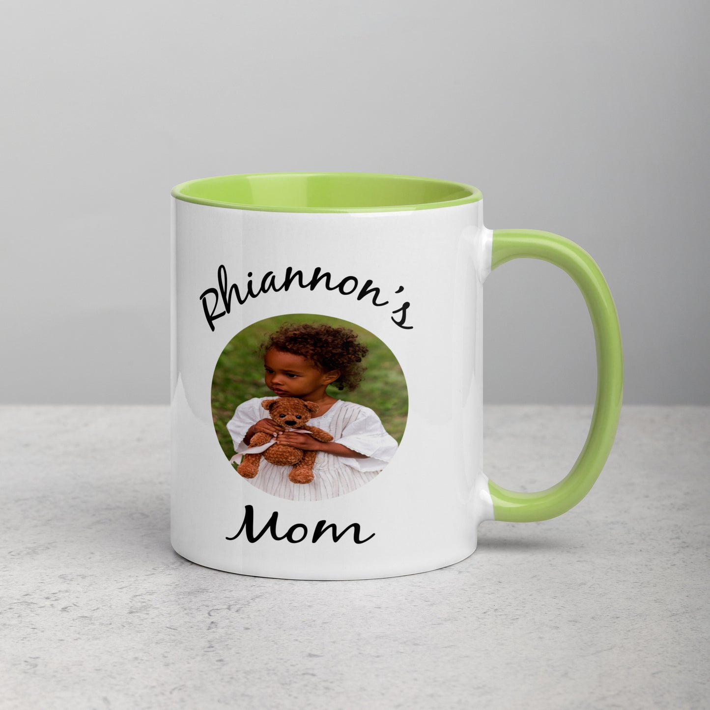 Baby Photo Mug with Color Inside