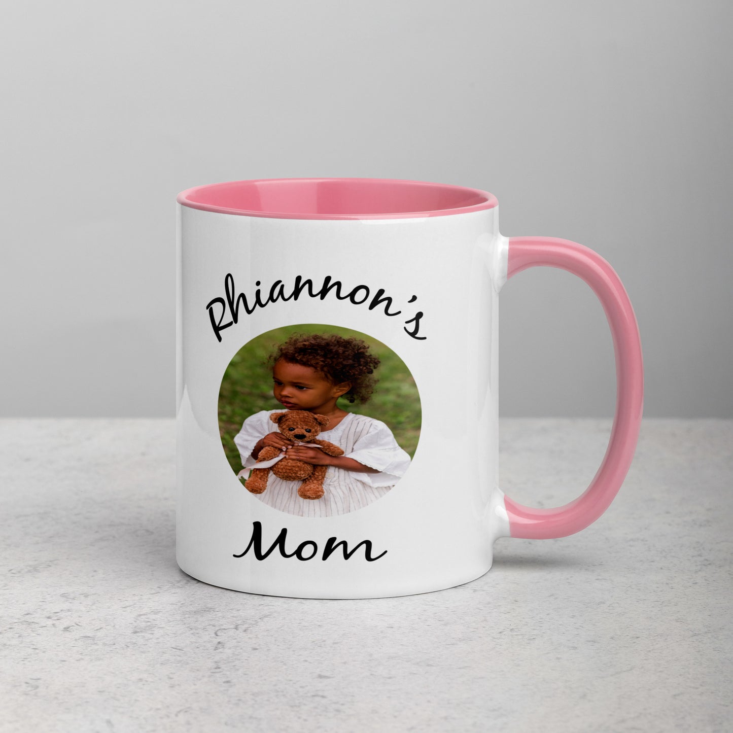 Baby Photo Mug with Color Inside