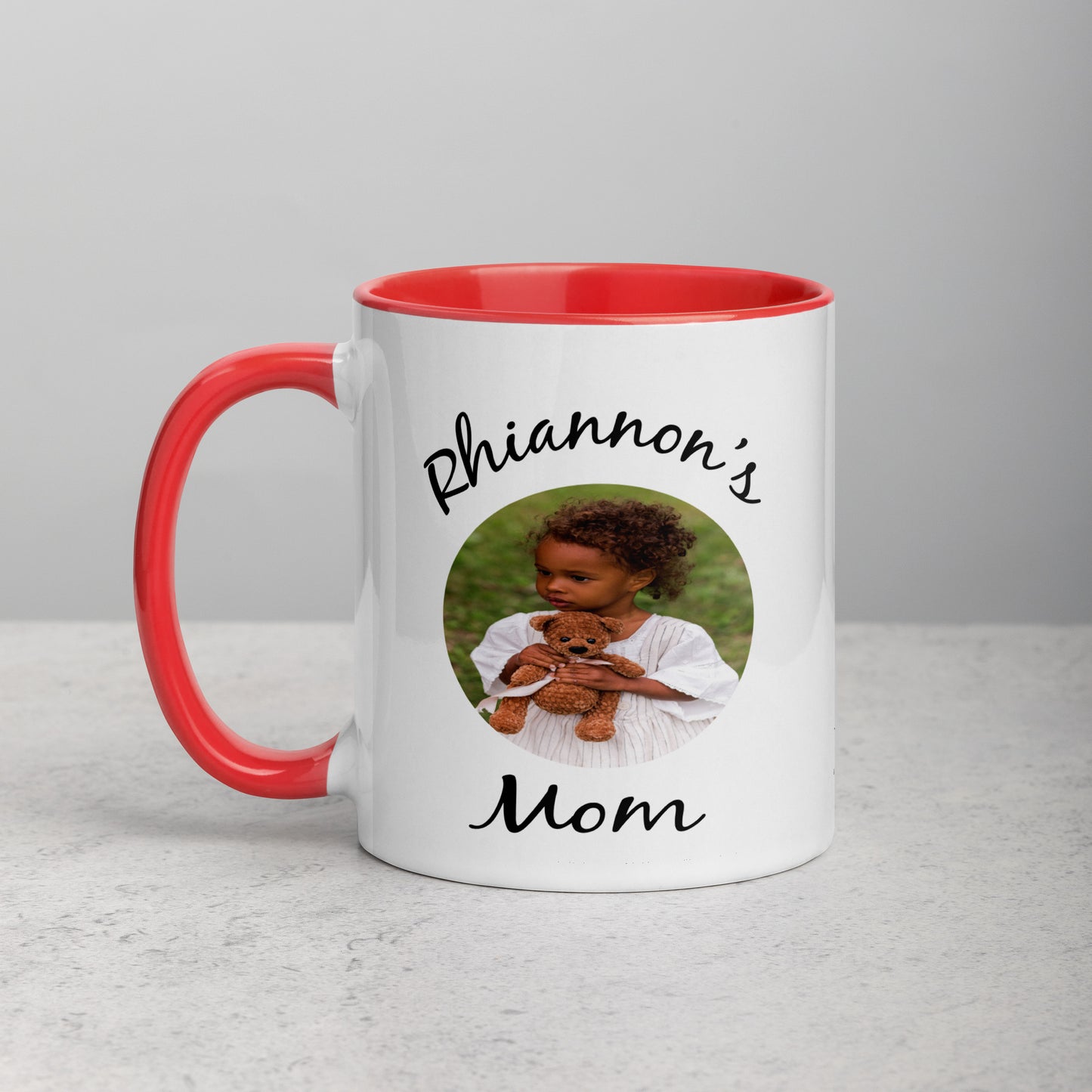 Baby Photo Mug with Color Inside