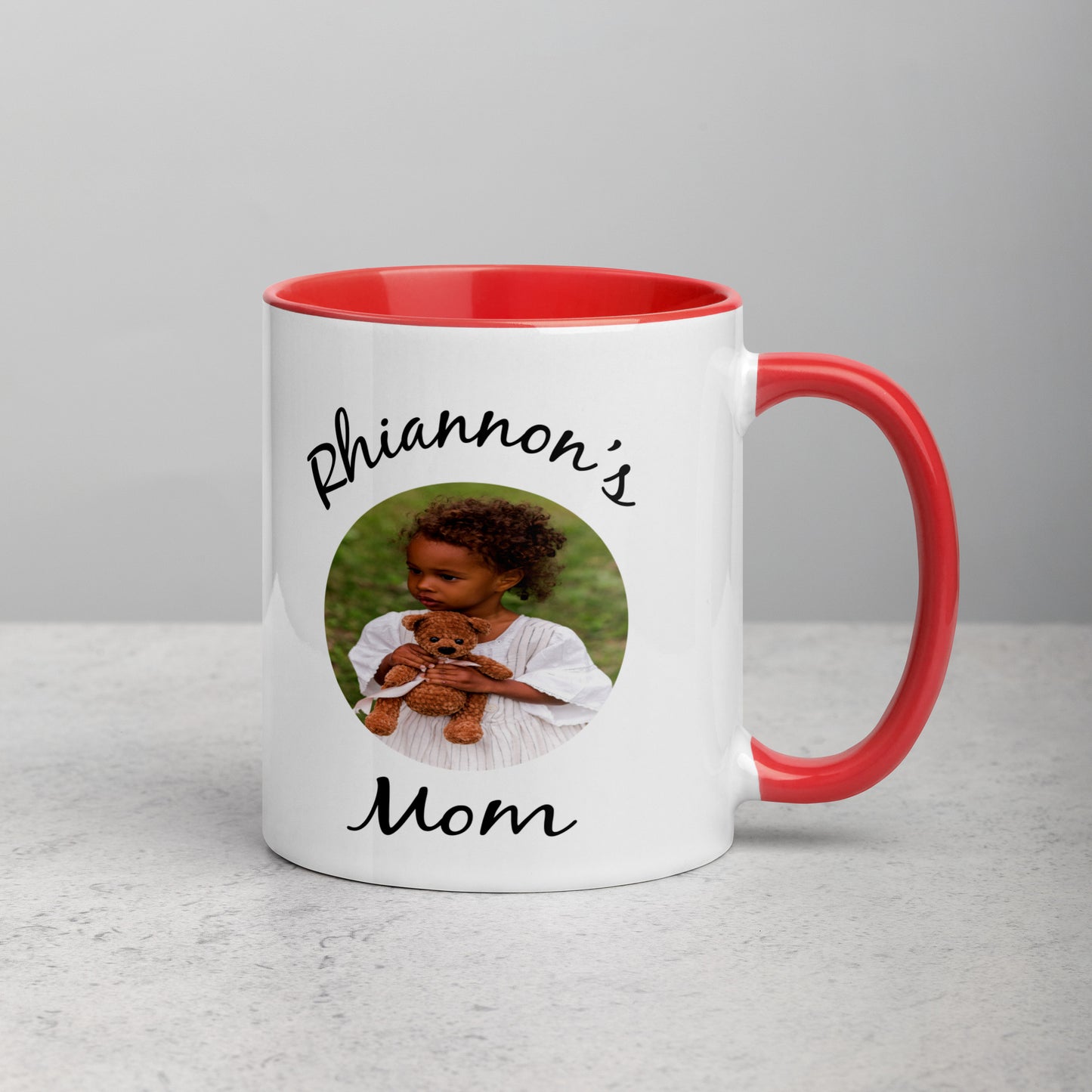 Baby Photo Mug with Color Inside