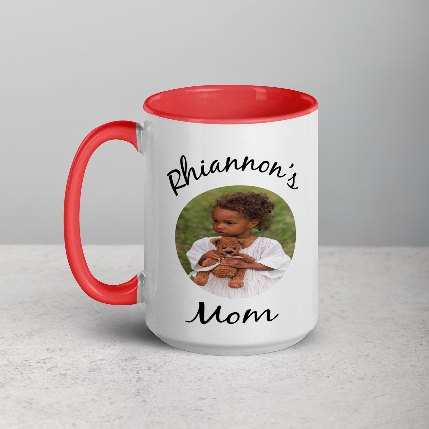 Baby Photo Mug with Color Inside