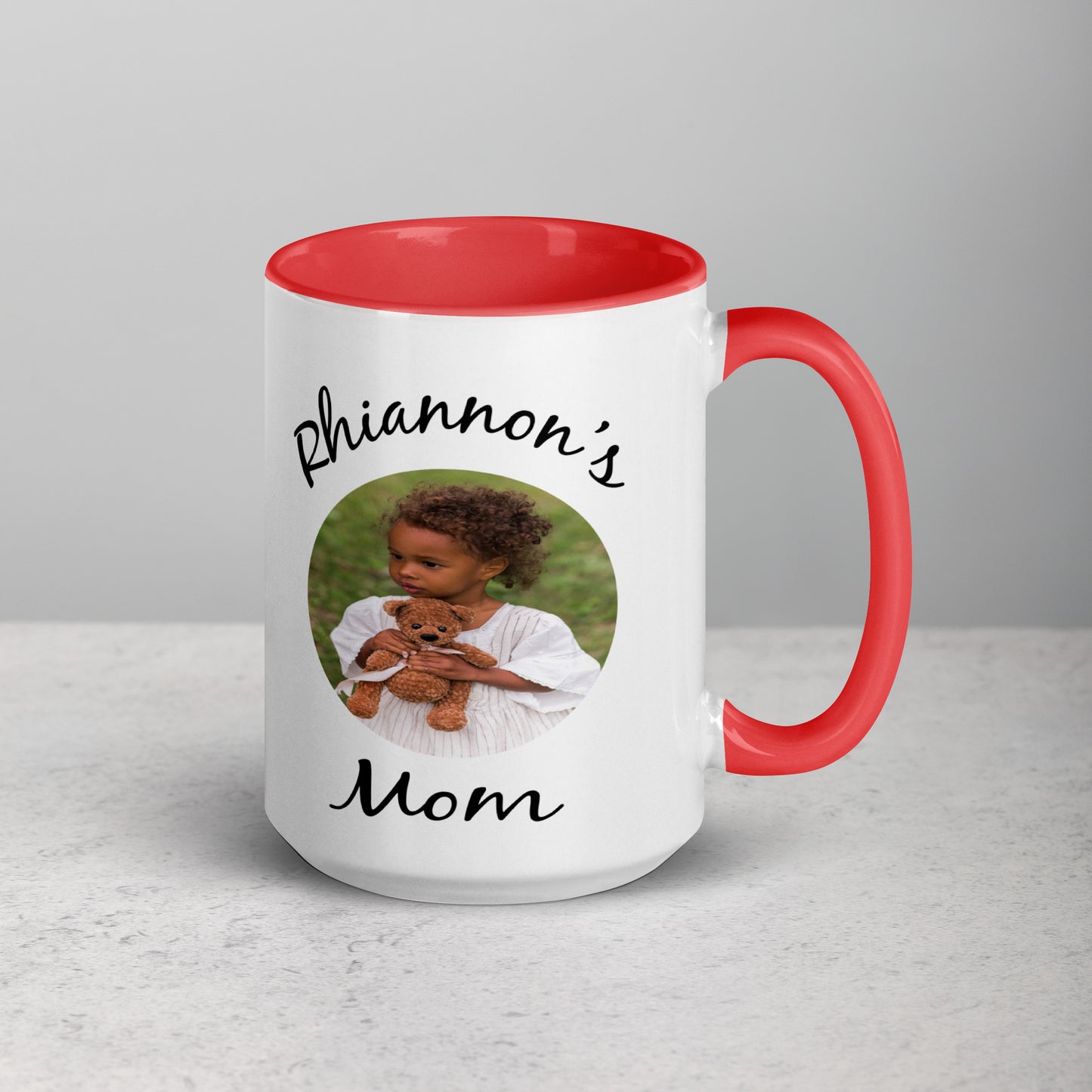 Baby Photo Mug with Color Inside