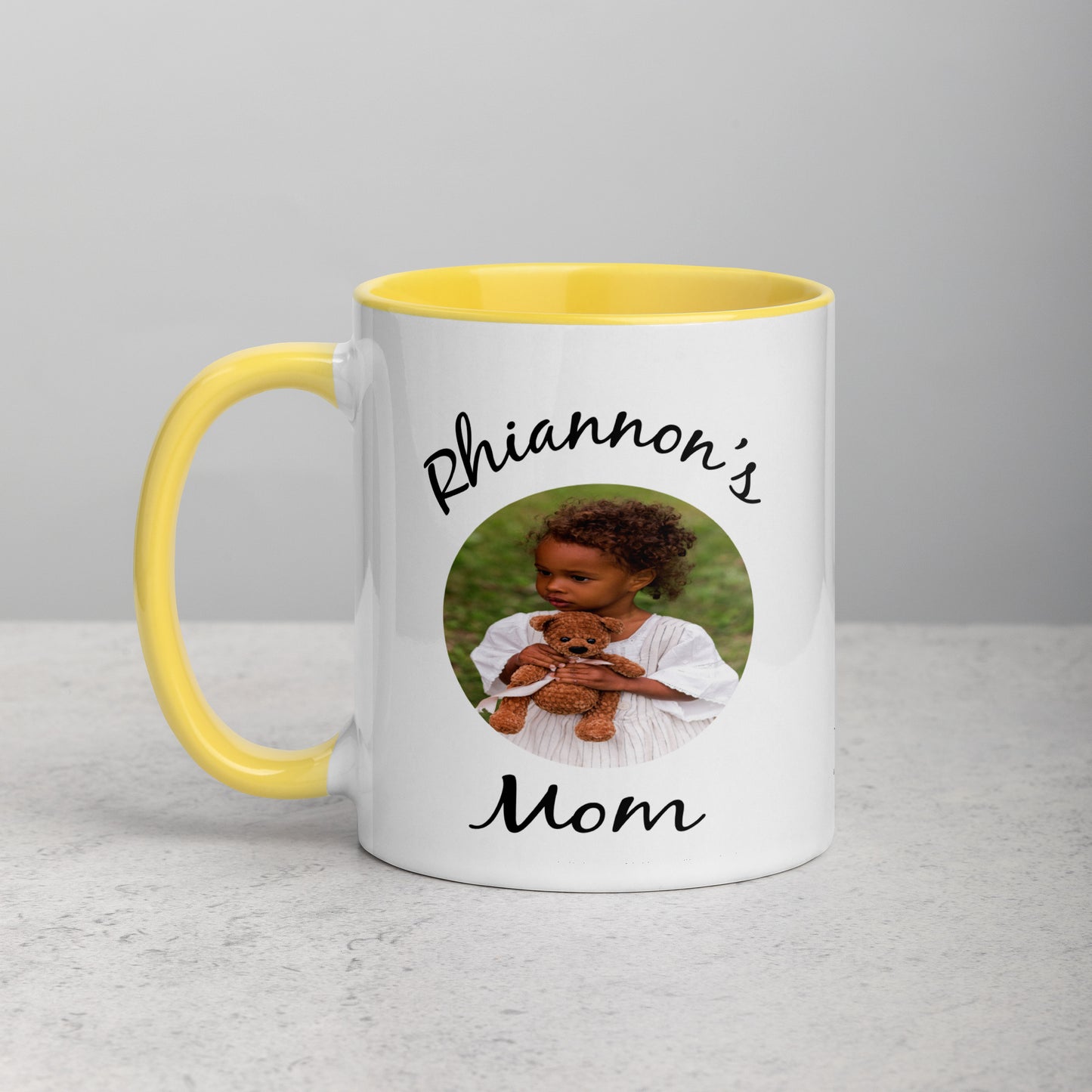 Baby Photo Mug with Color Inside