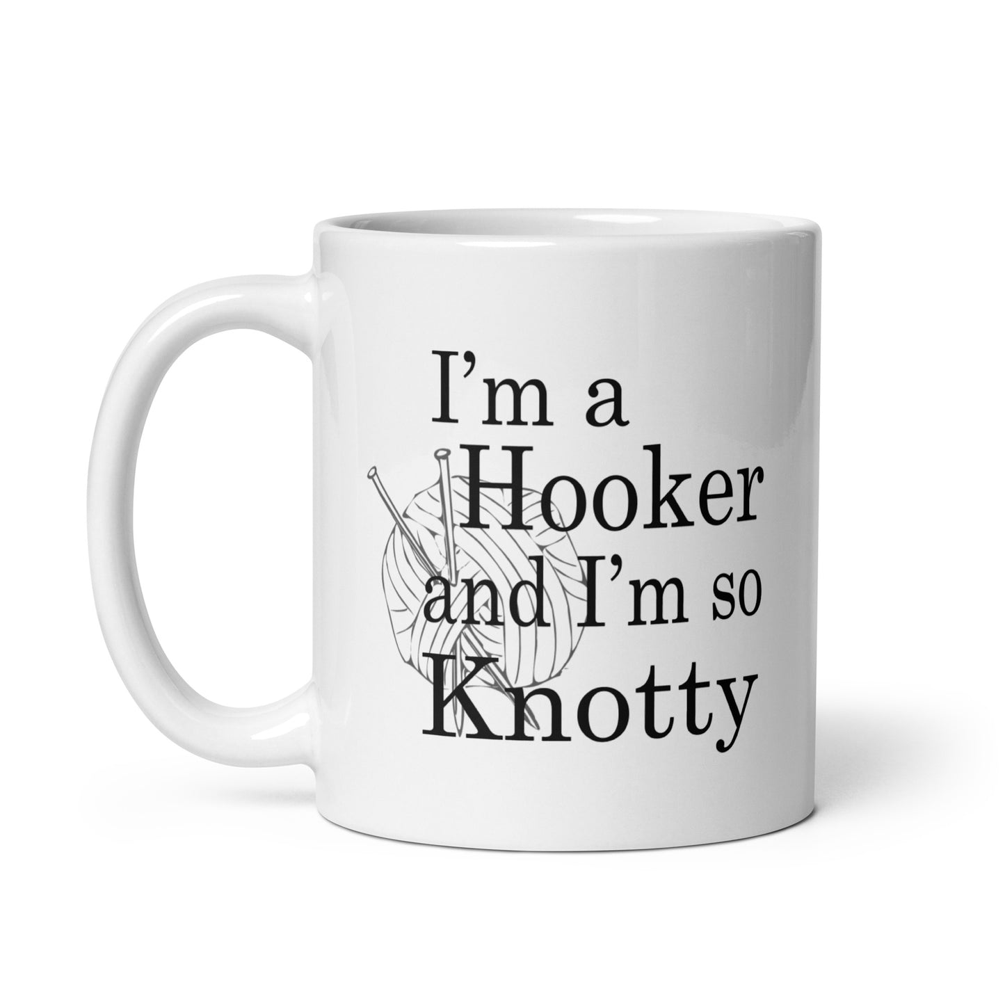 Knotty Hooker Knit Lover Mug