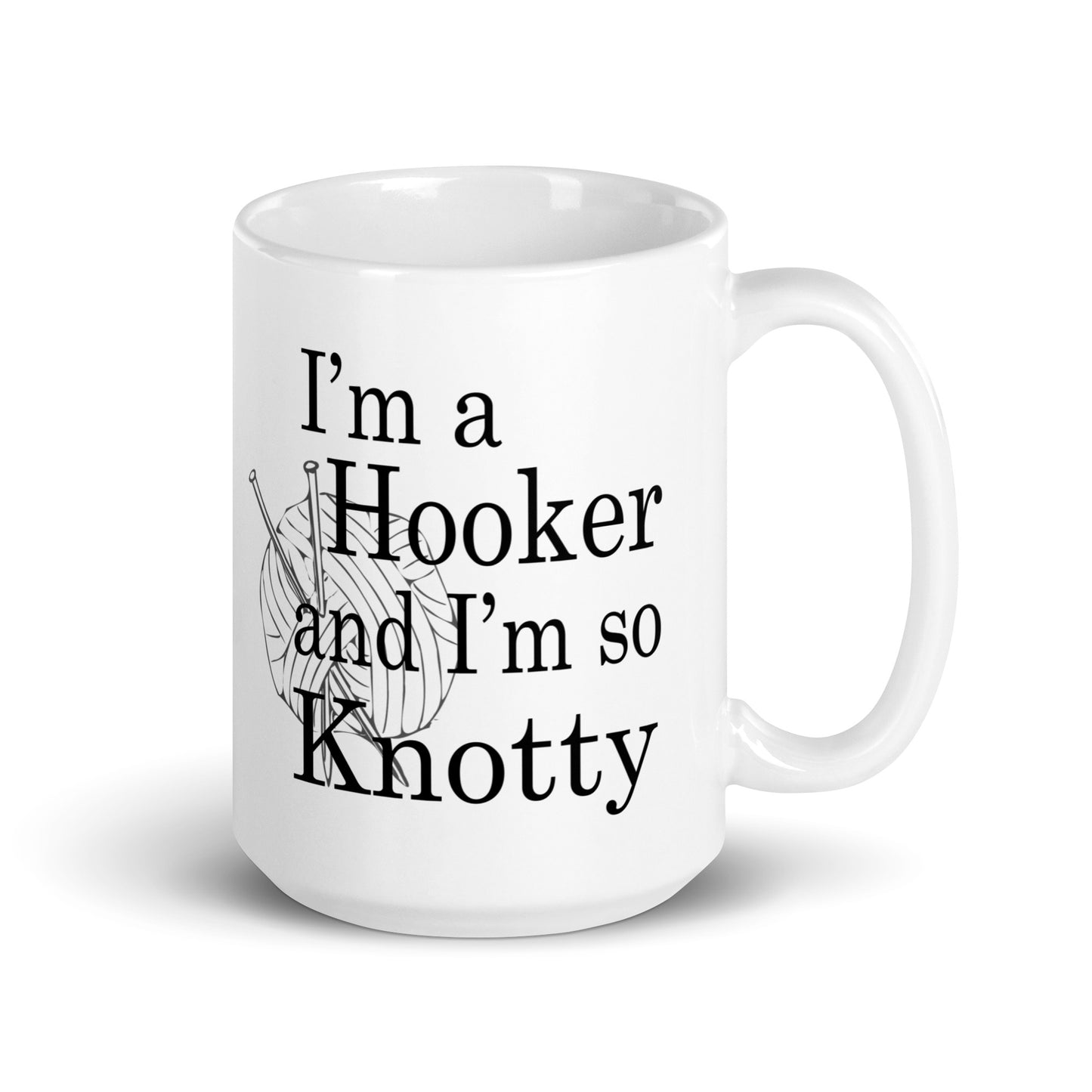 Knotty Hooker Knit Lover Mug