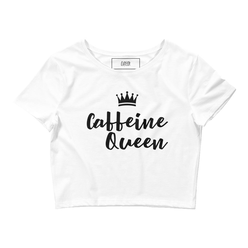 Caffeine Queen Women’s Crop Tee