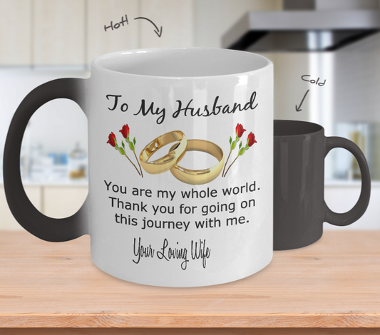 Color Changing Coffee Mug For Husband